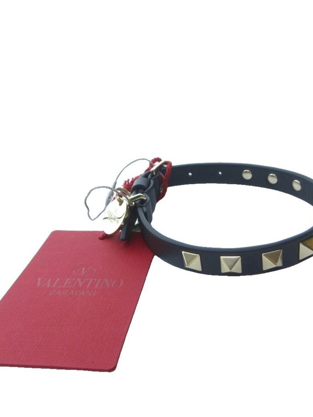NWT Valentino Garavani Dog/Pet Rockstud Leather Adjustable Collar! - Picture 9 of 9